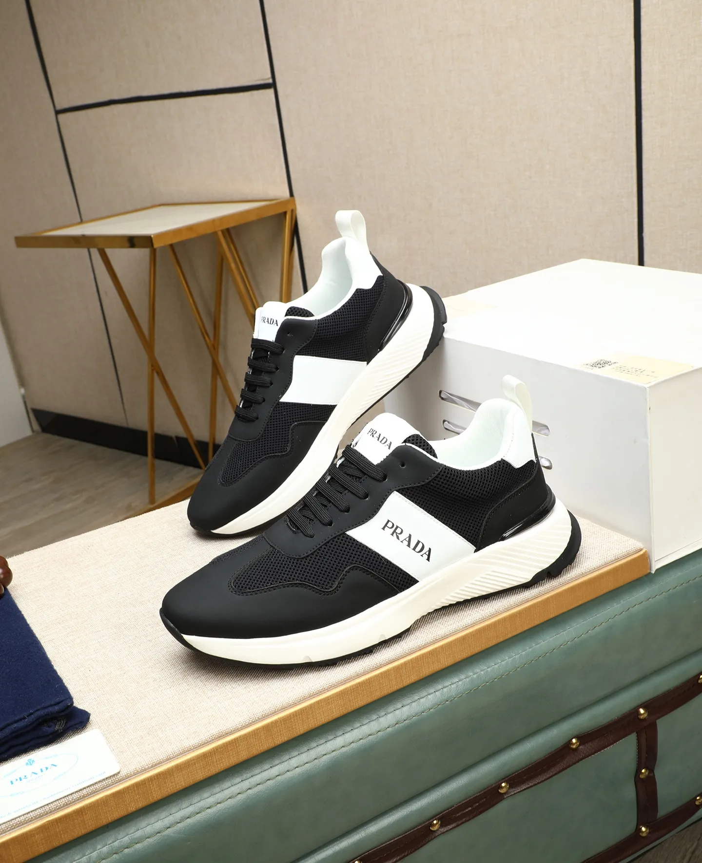 Men's men's shoes💰460🌹🌹[PRADA—Prada] new model🙈original replica! 👟👟👟The uppers are made of top-notch workmanship from Italy🇮🇹Imported calfskin❗️Genuine leather lining@Suitable for travel, the original version has an enlarged engraved sole, making it suitable for all kinds of travel, showing low-key luxury. Let quality speak for itself. Color: Size: 38-44